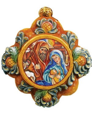 GDeBrekht Hand Painted Light of The World Scenic Ornament