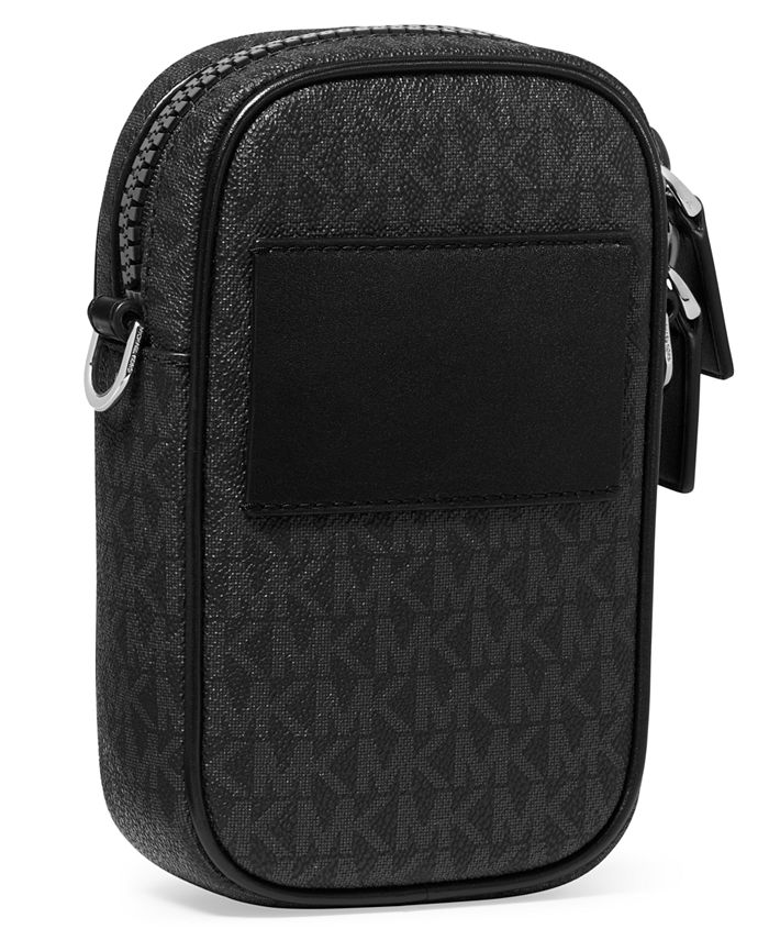 Michael Kors Men's Logo-Print Phone Crossbody Bag & Reviews - All ...