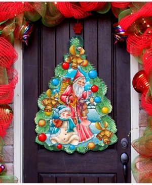 Designocracy Christmas Arrival Wooden Decor In Multi