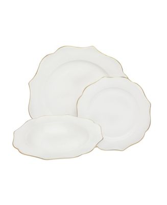 Godinger Arendale Bone China 12 Pc. Dinnerware Set, Service for 4 - Macy's