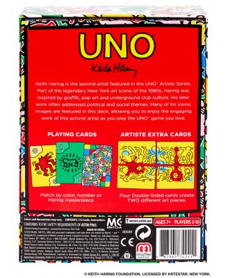 Mattel UNO™ Artiste Series No. 2. UNO™ Card Game Featuring the Artwork of Keith Haring, Exclusive to Macy's  