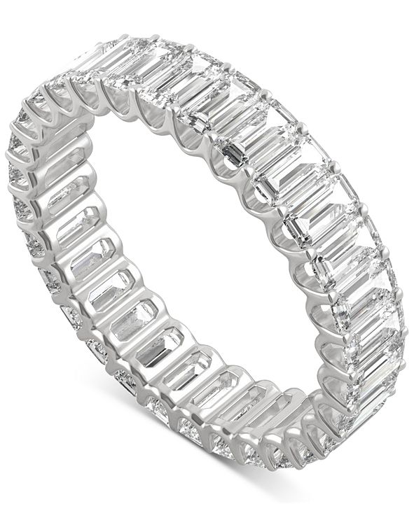 Charles & Colvard Moissanite Baguette Eternity Band (3 ct. t.w. DEW) in