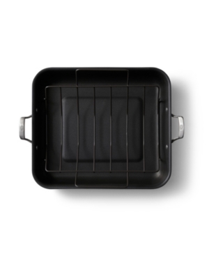 Calphalon Premier Hard-Anodized Nonstick 16-Inch Roaster with Rack, Black