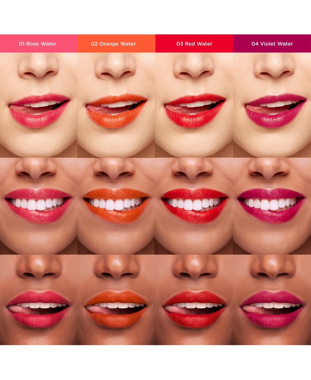 Clarins Water Lip Stain Long-Wearing & Matte Finish, 0.2 oz. - 4 Violet Water