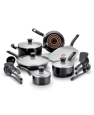 UPC 032406054226 product image for T-fal Initiatives Ceramic 16-Pc. Cookware Set | upcitemdb.com