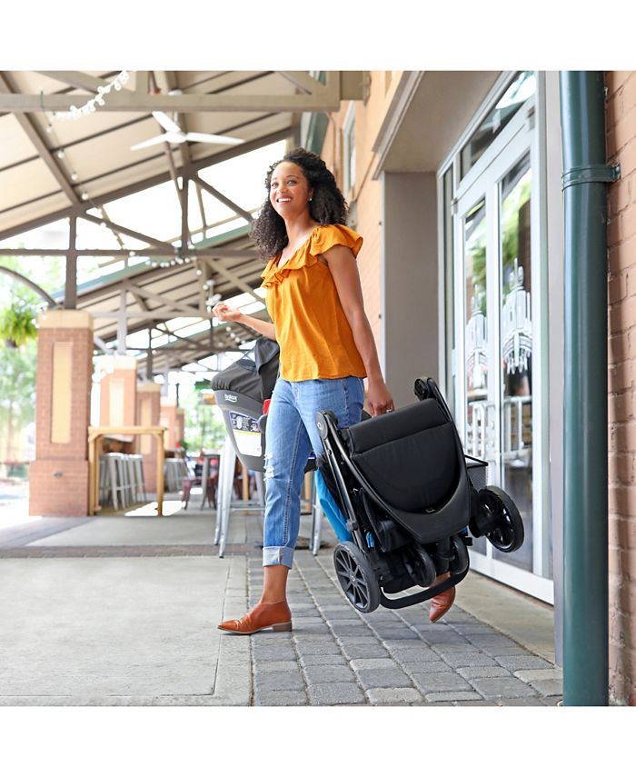 Britax BLively Travel System with BSafe Ultra Infant Car Seat, Cool