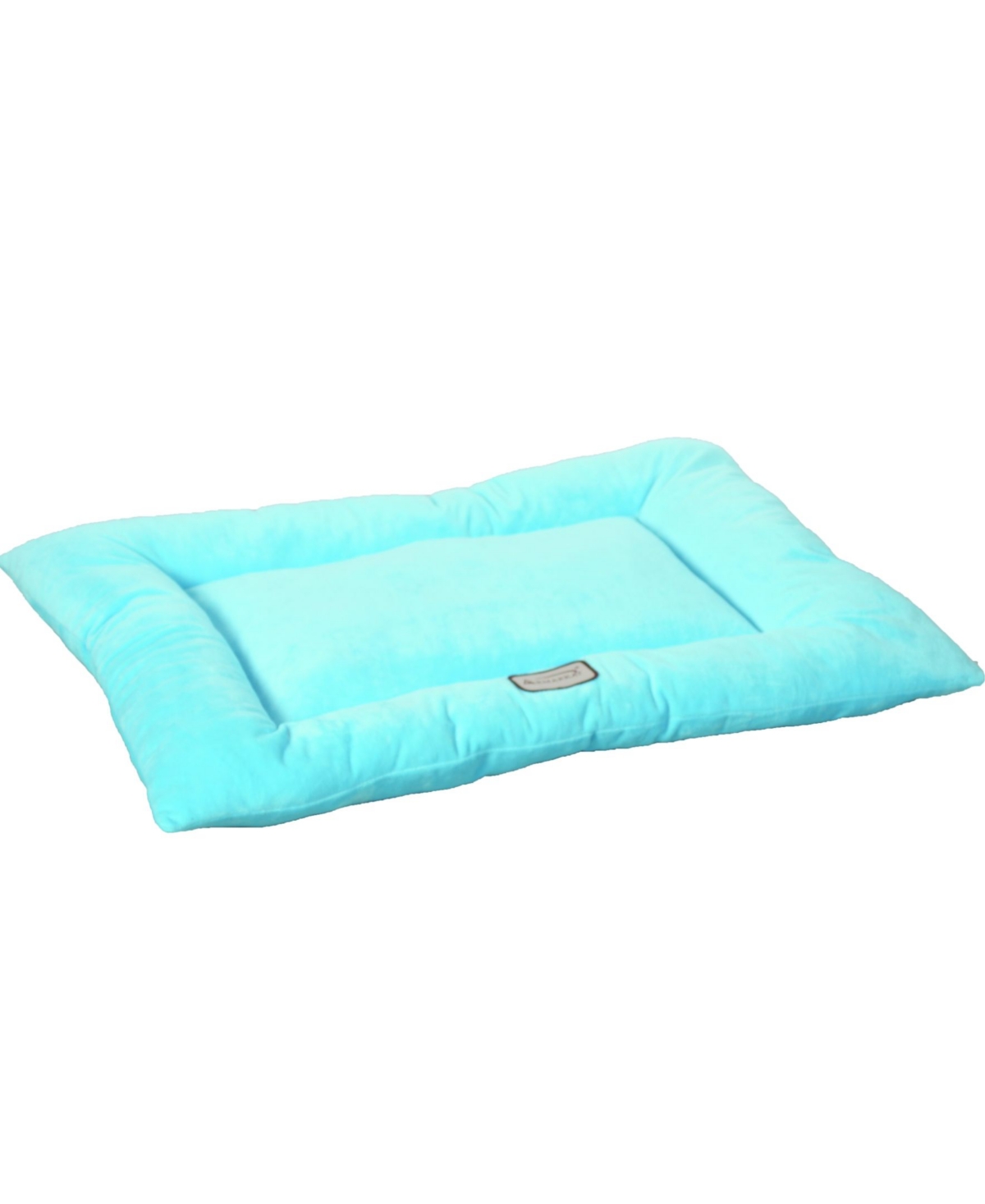 M01CTL-l Large Pet Bed Mat , Dog Crate Soft Pad With Poly Fill Cushion, Sky Blue - Sky blue