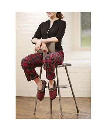 Acorn women's chinchilla new arrivals collar slipper
