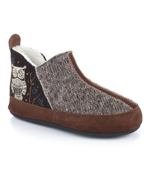 acorn women's forest bootie slipper