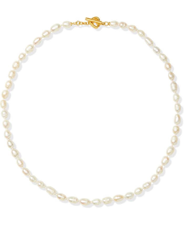 kate spade new york Gold-Tone Freshwater Pearl (5x7mm) 17
