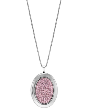 image of Swarovski Crystal Cluster Oval Locket 18