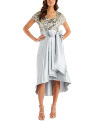 R & M Richards - Sequinned High-Low Dress