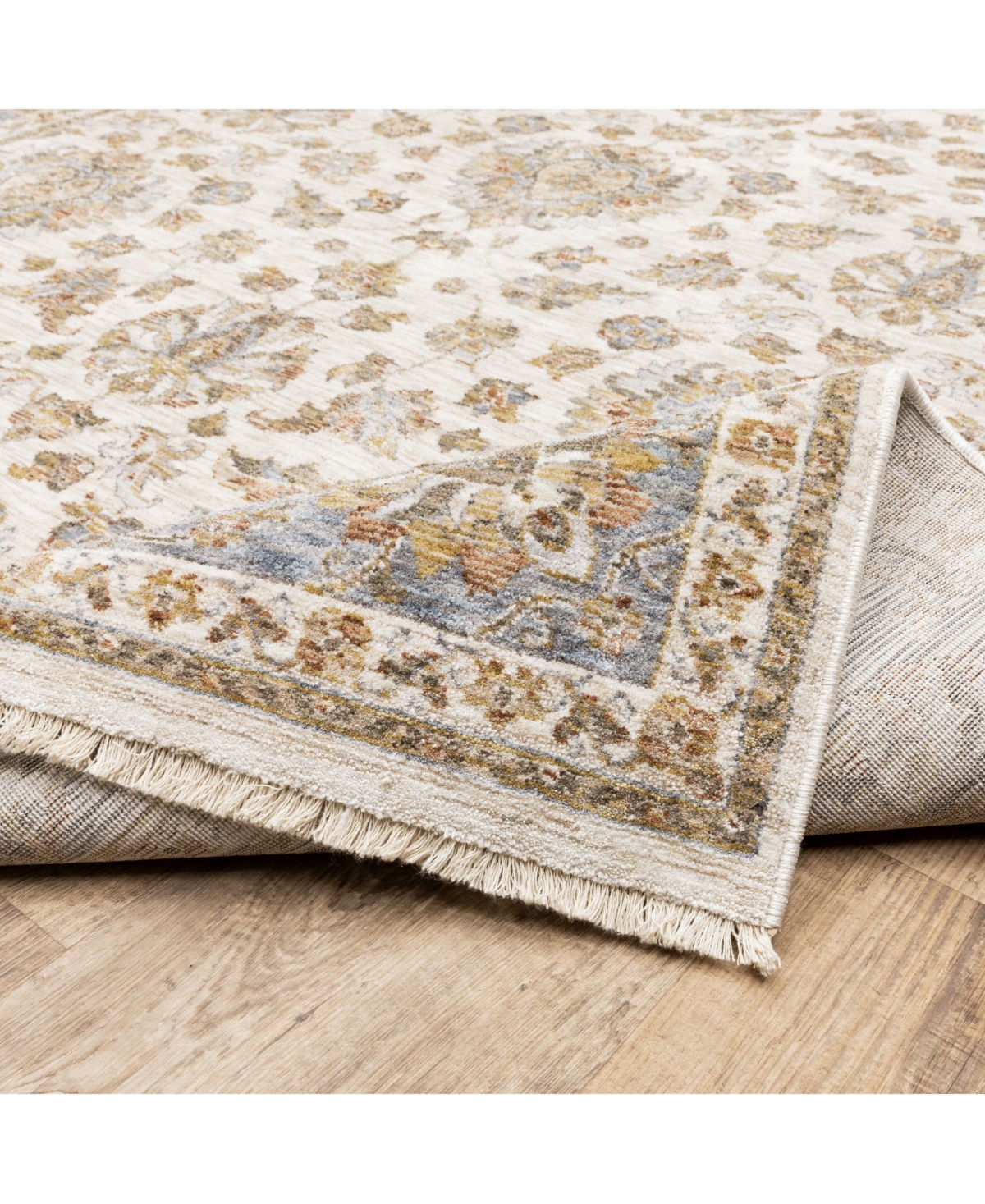 Oriental Weavers Maharaja 5091Z Ivory and Blue 2' x 3' Area Rug