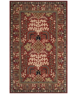 Safavieh Antiquity At64 Red And Multi 5' X 8' Area Rug