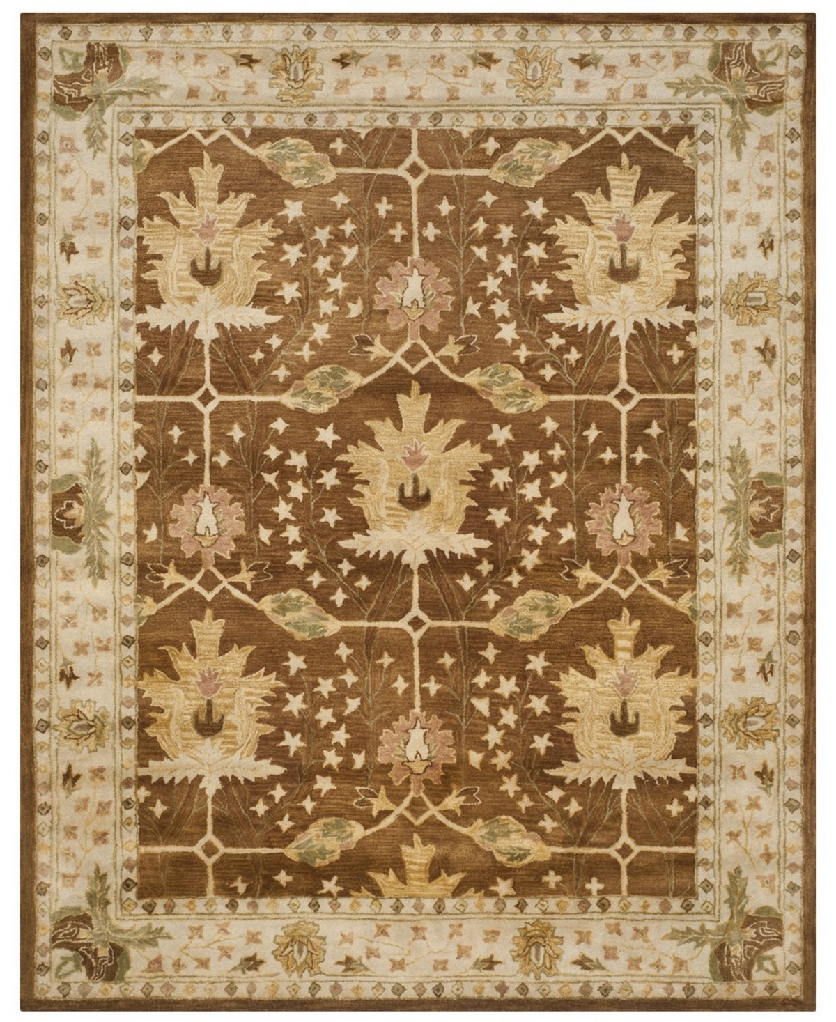 Safavieh Antiquity At840 Brown 7'6in x 9'6in Area Rug - Brown