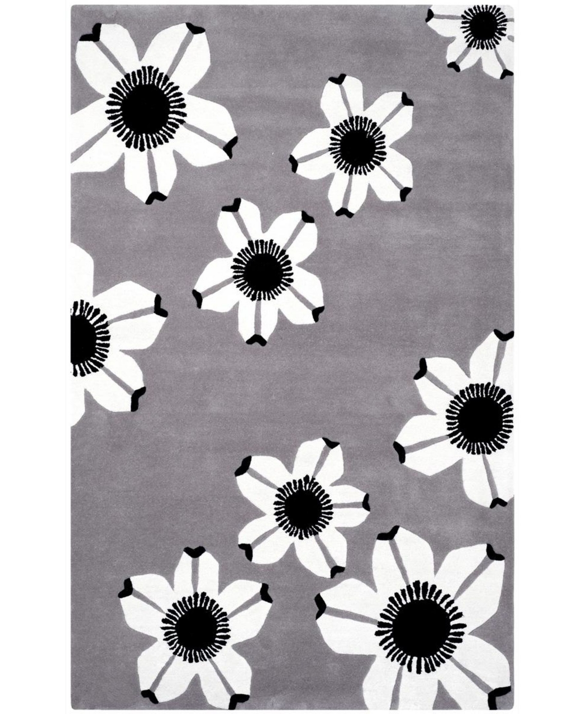 Safavieh Allure Daisy Gray 4' x 6' Area Rug - Gray