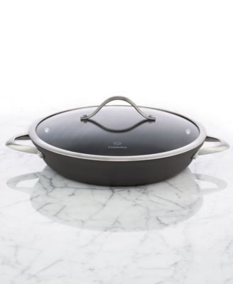 Calphalon - Contemporary Nonstick Covered Everyday Pan, 12" Dishwasher Safe
