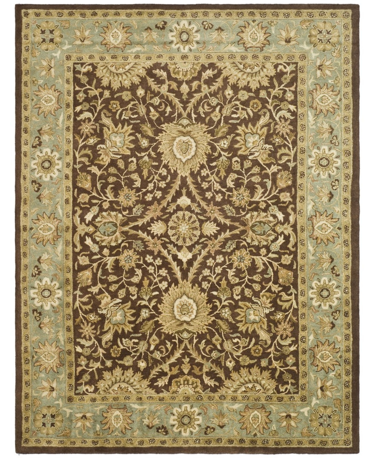 Safavieh Antiquity At249 Chocolate 8'3in x 11' Area Rug - Chocolate