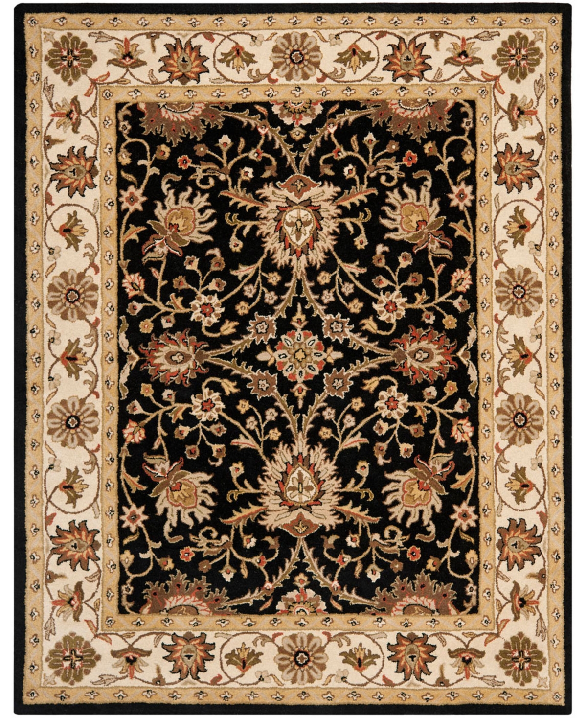 Safavieh Antiquity At249 Black 8'3in x 11' Area Rug - Black