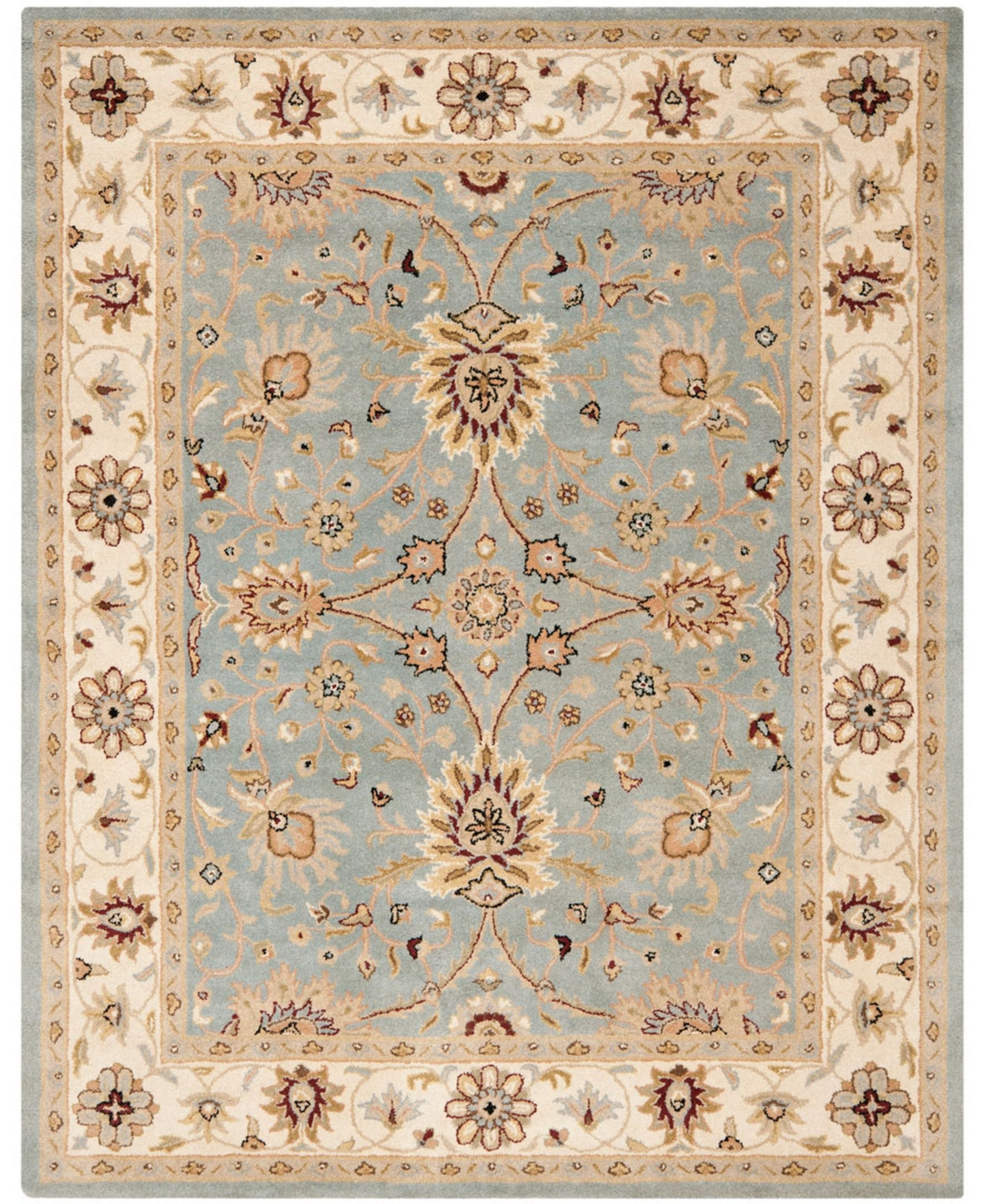 Safavieh Antiquity At249 Mist and Ivory 8'3in x 11' Area Rug - Mist