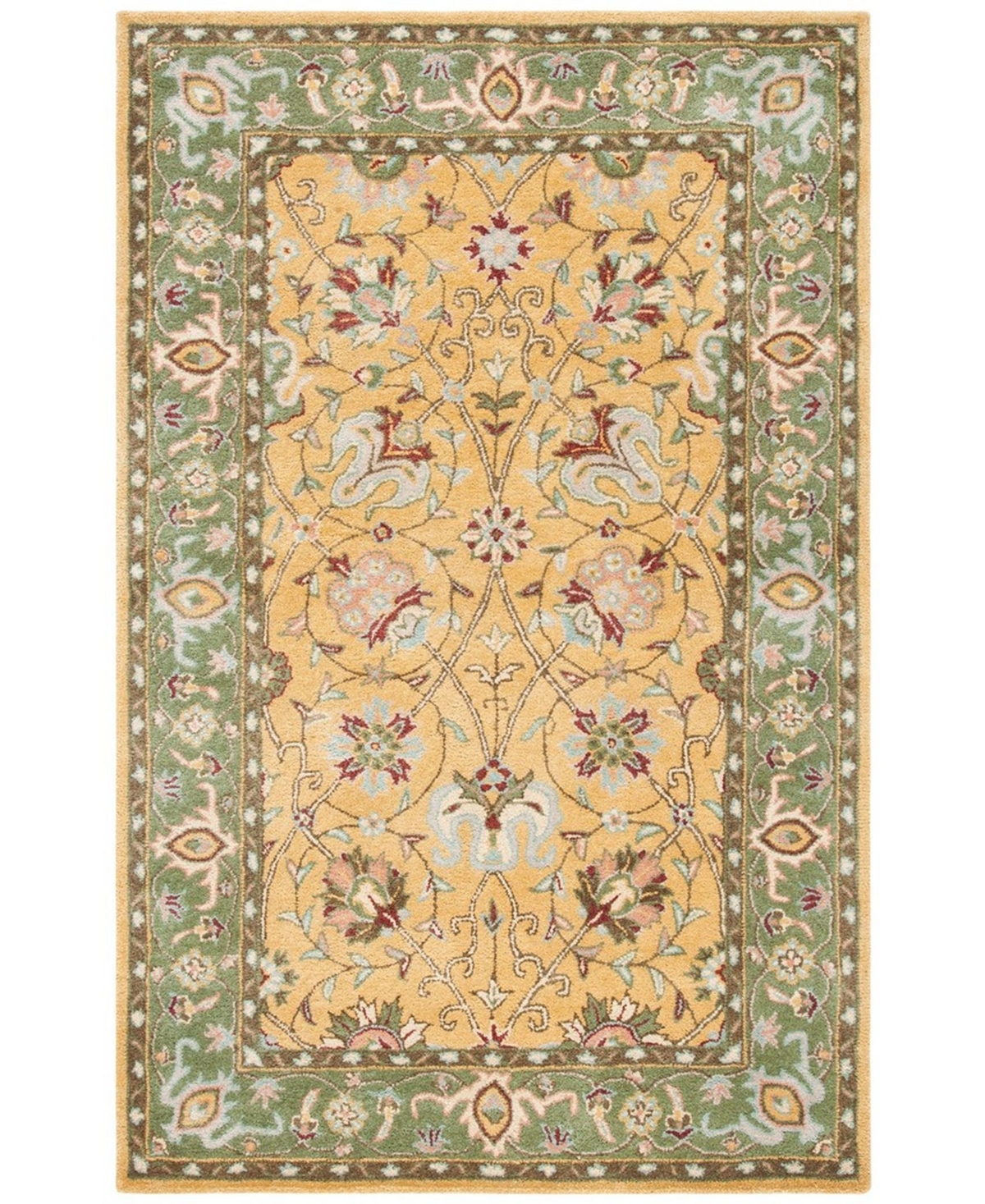 Safavieh Antiquity At21 Gold 6' x 9' Area Rug - Gold