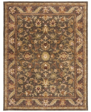 Safavieh Antiquity At52 Green And Gold 7'6" X 9'6" Area Rug