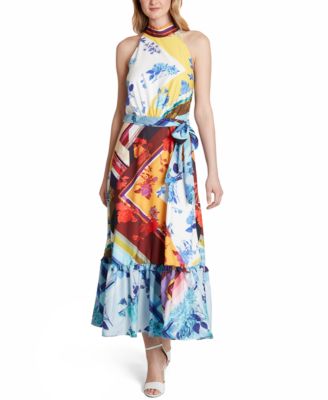 tahari asl midi dress