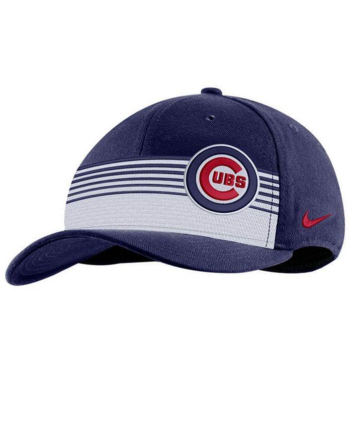 Nike Chicago Cubs Stripe Swooshflex Classic 99 Cap - Macy's