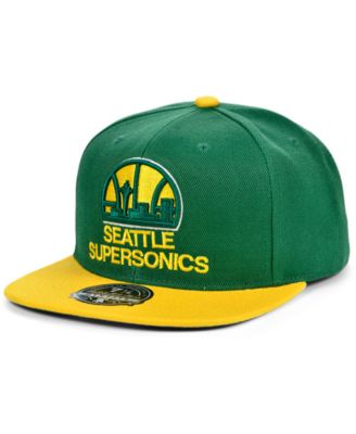 Mitchell & Ness - Seattle SuperSonics Wool 2 Tone Fitted Cap