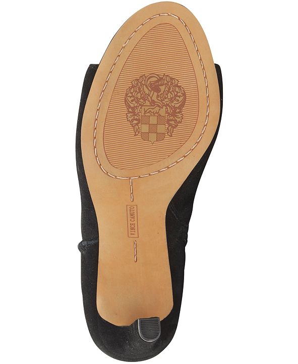 vince camuto peep toe booties