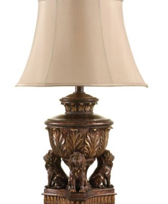 StyleCraft Fabric Shade Table Lamp