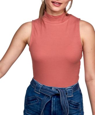 Self Esteem - Juniors' Mock-Neck Bodysuit