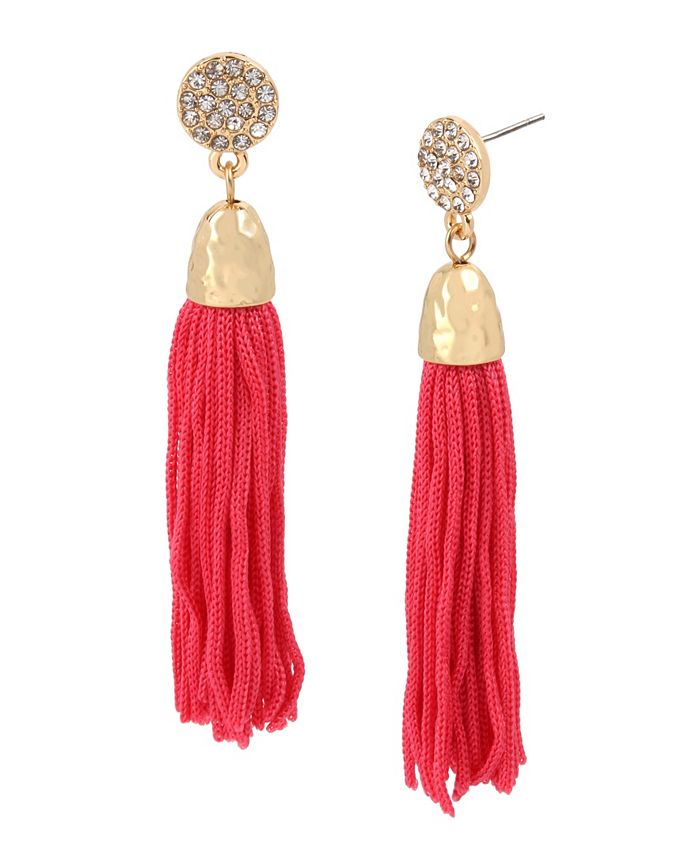 Jessica simpson tassel top earrings