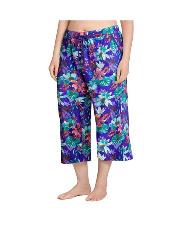 plus size capri pajama pants