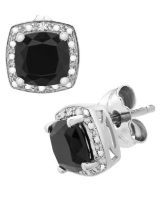 3-Pc. Set Onyx & Diamond Accent Pendant Necklace, Ring and Stud Earrings in 14k Gold-Plated Sterling Silver (Also Available in Sterling Silver)