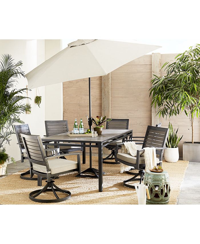 Agio Aluminum 84" x 42" Outdoor Dining Table, Created for Macy's