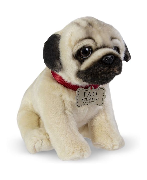 FAO Schwarz Toy Plush Realistic Pug & Reviews - Home - Macy's