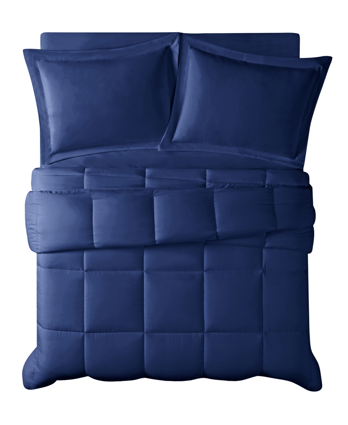 Shop Truly Calm Antimicrobial Down Alternative 3 Piece Comforter Set, King In Beige,khak