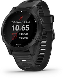 Unisex Forerunner 945 Black Silicone Strap Smart Watch 47mm