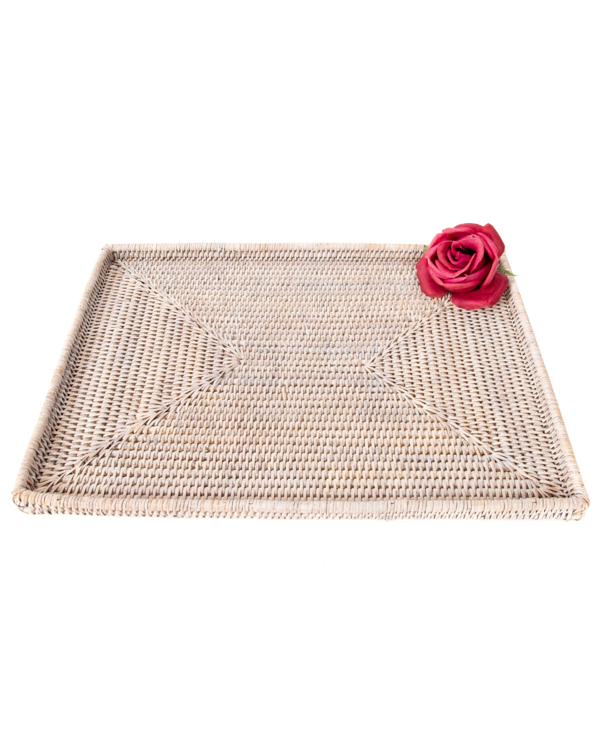 Artifacts Trading Company Artifacts Rattan Rectangular Flat Tray