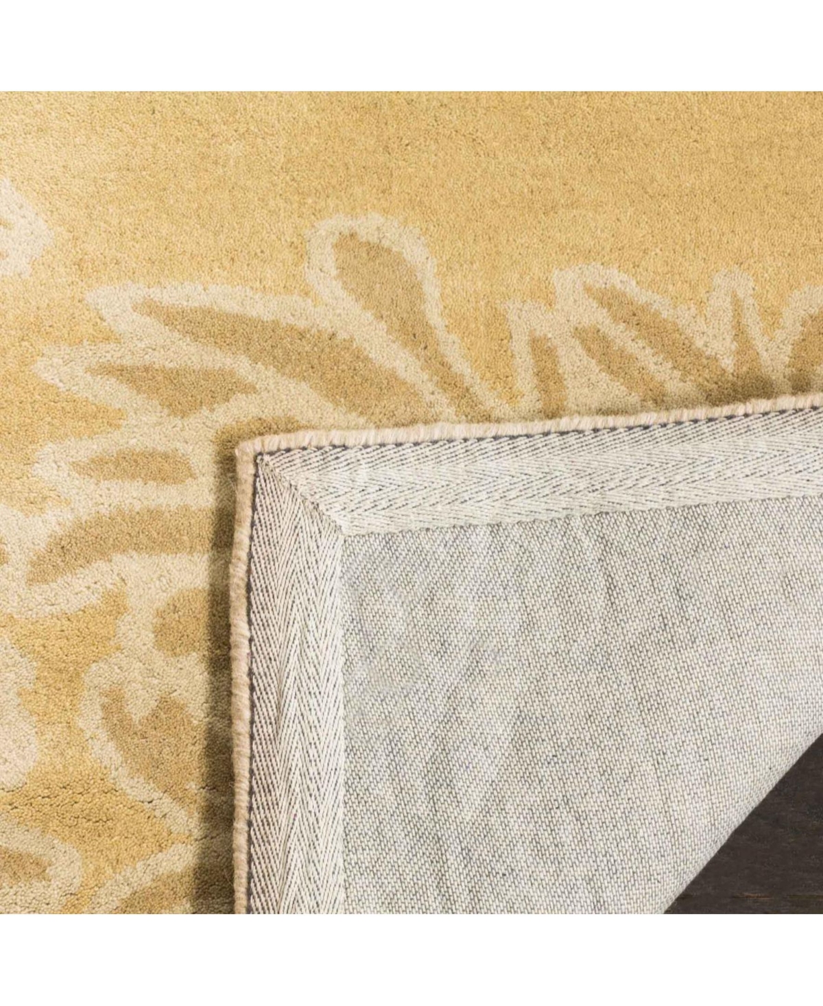 Martha Stewart Collection Chrysanthemum MSR4542AArea Rug - Beige