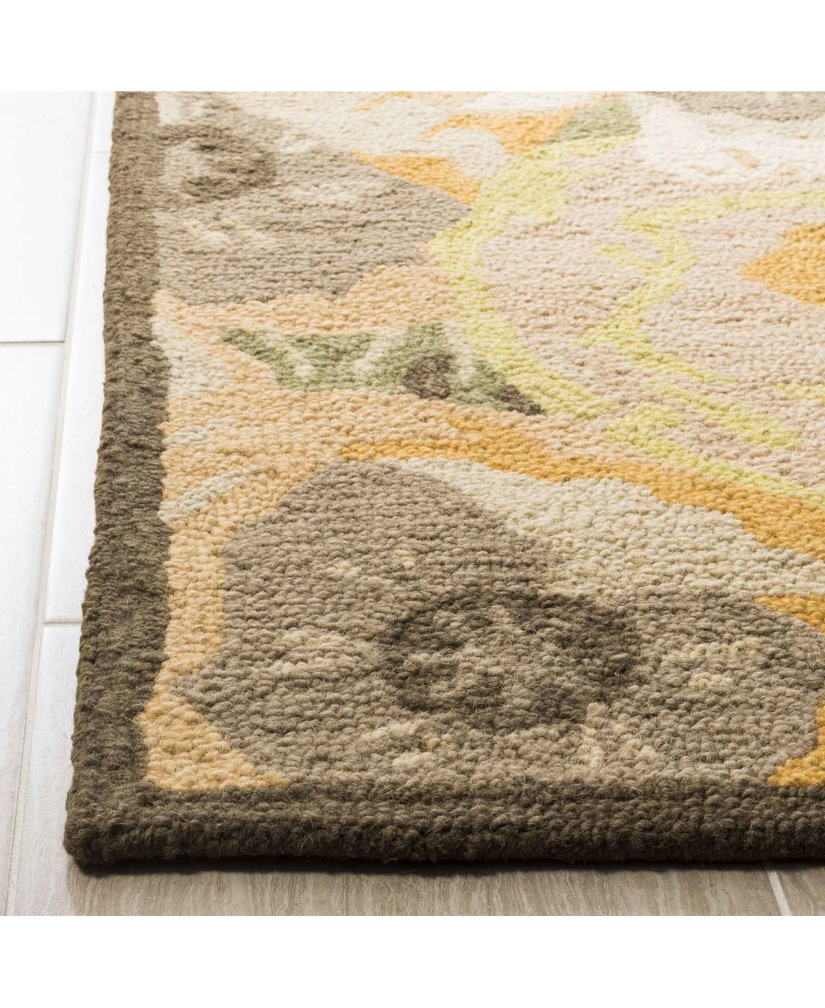 Martha Stewart Collection Poppy MSR4872CArea Rug - Gold