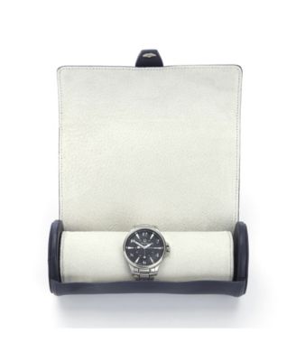 Suede Lined Travel Watch Roll