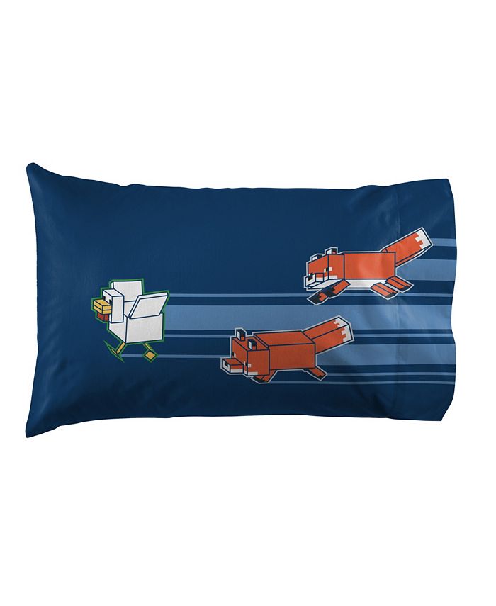 Minecraft 'Patchwork Mobs' 8pc Full Comforter Set, Created For Macy's