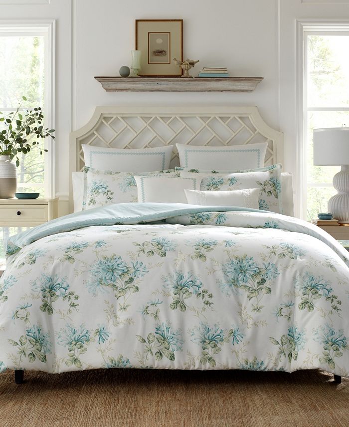Laura Ashley Honeysuckle Comforter Set, Full/Queen Macy's