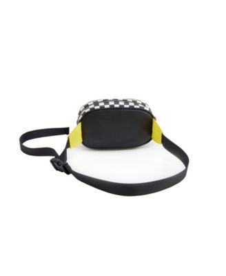 yellow checkered fanny pack