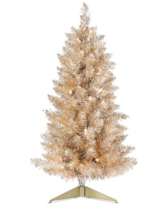 Holiday Lane - Shine Bright Champagne & Silver 30" Tree