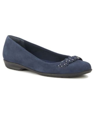 womens navy blue shoes flats