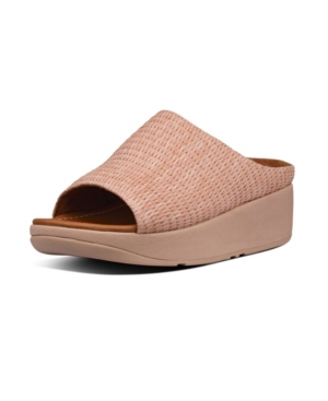 image of FitFlop Women-s Imogen Basket Weave Slides Sandal Women-s Shoes