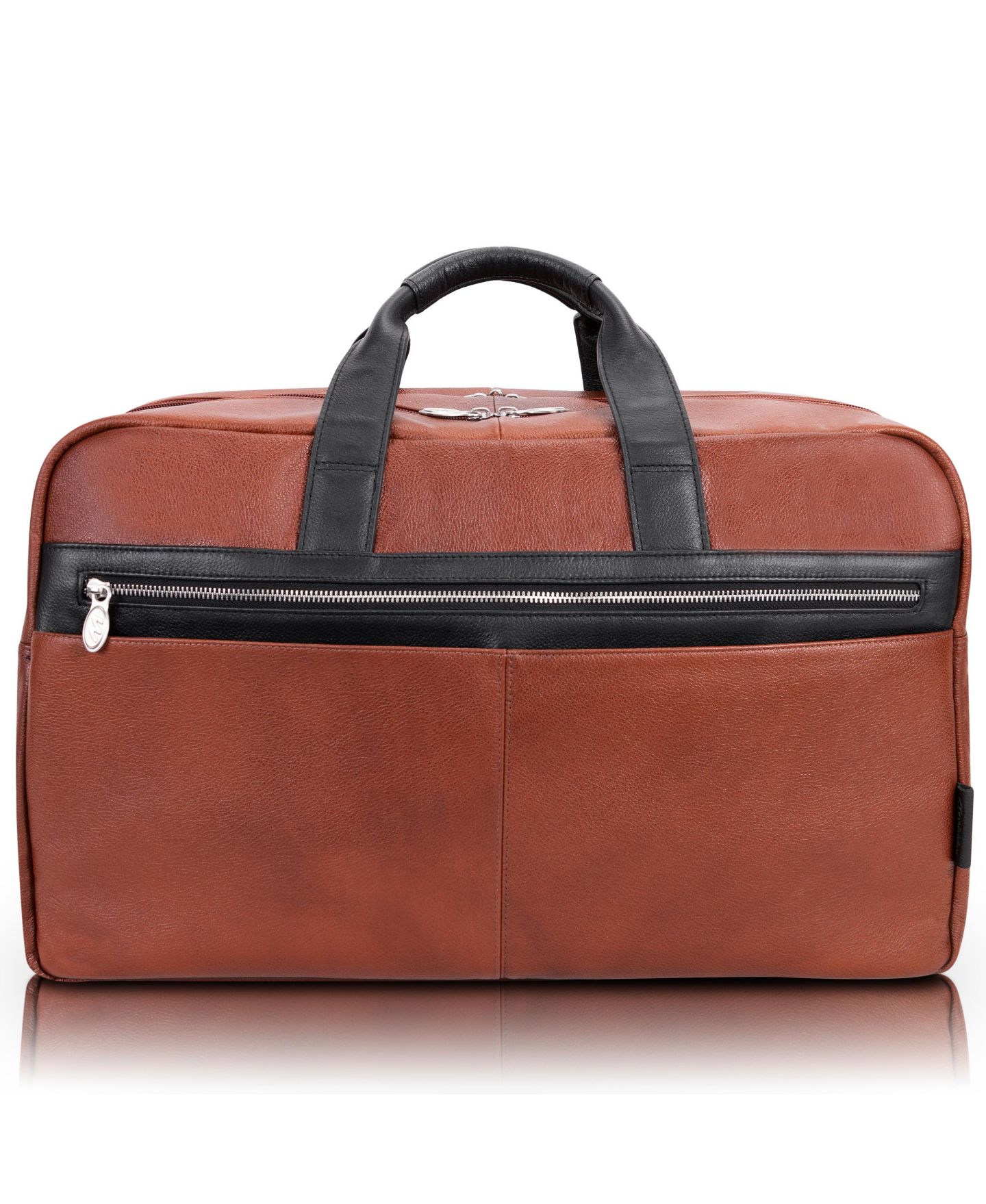 Сумка McKlein Wellington 21" Dual-Compartment Laptop Tablet Duffel, цвет: Чёрный — фото 19